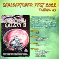 a poster for escape from the galaxy 3